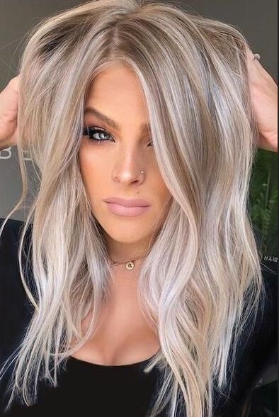 Coupe blonde cheveux long