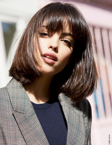 Coupe carré femme cheveux epais