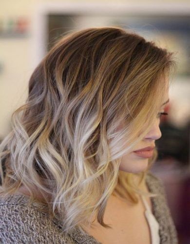 Degrade blond cheveux court