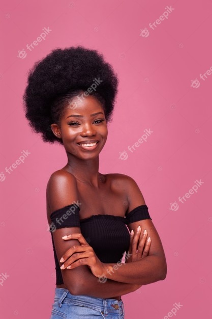 Modele coiffure afro fille