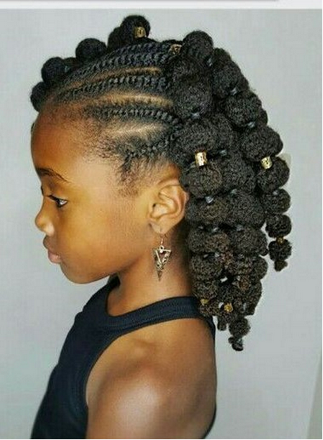 Modele de coiffure africaine pour petite fille