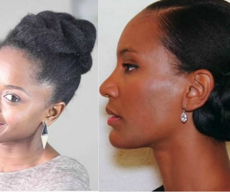 Chignon afro