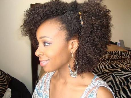 Coiffure cheveux afro crepus