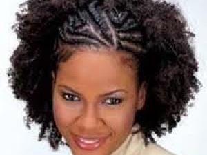 Coiffure tresse africaine cheveux crépus