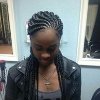 Model de tresses africaine