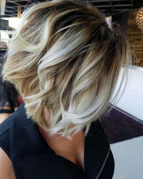 Couleur blonde cheveux court