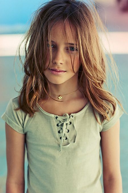 Coupe cheveux long enfant