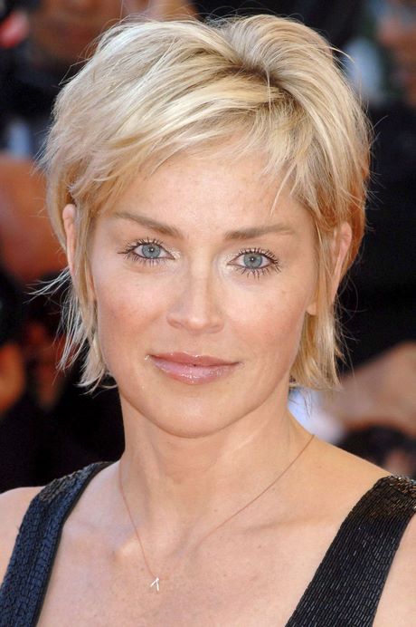 Coupe cheveux sharon stone