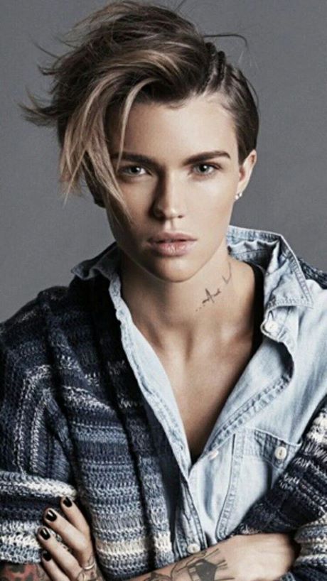 Coupe de cheveux androgyne