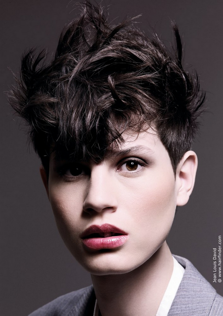 Coupe de cheveux androgyne