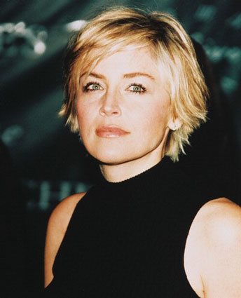 Coupe de cheveux sharon stone