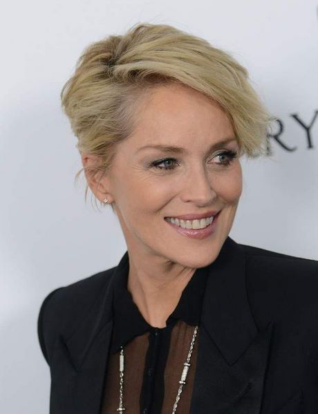 Coupe de cheveux sharon stone