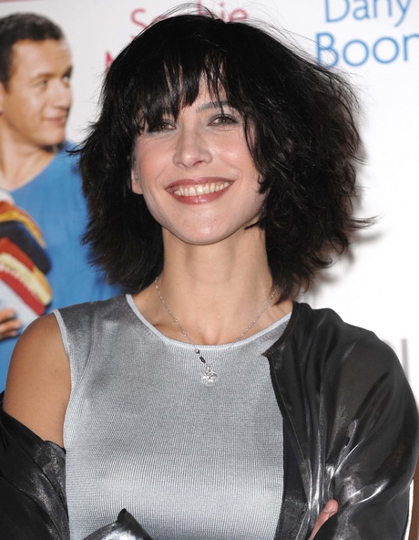 Sophie marceau cheveux courts