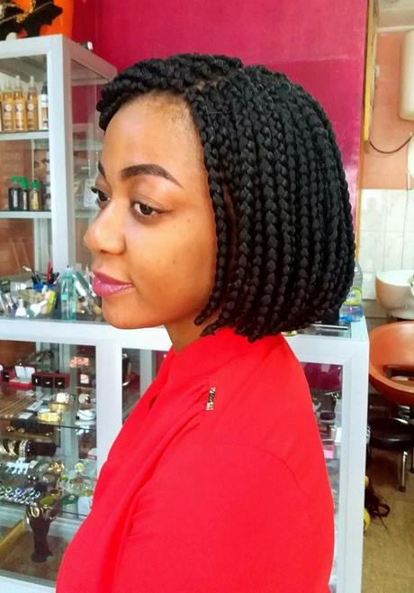 Tresse africaine coupe carré