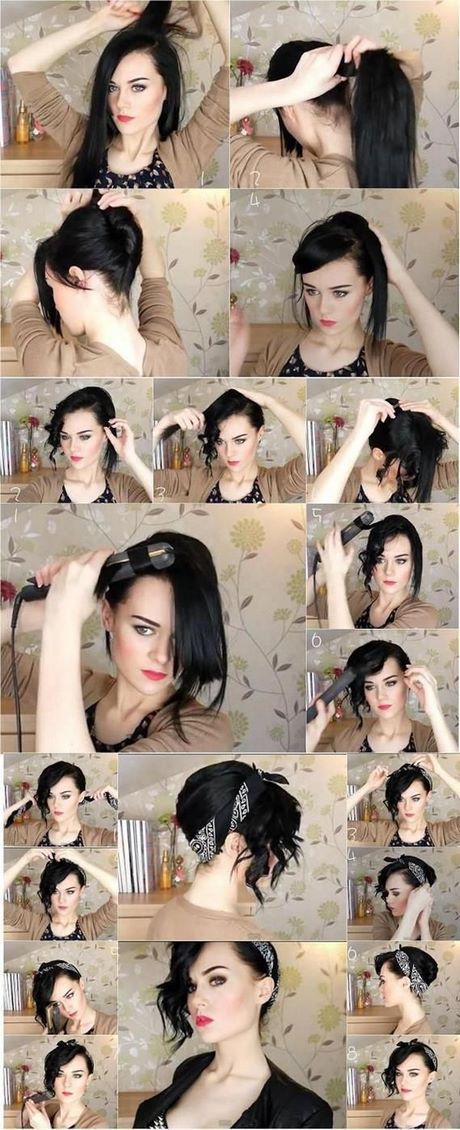 Tuto coiffure cheveux court facile