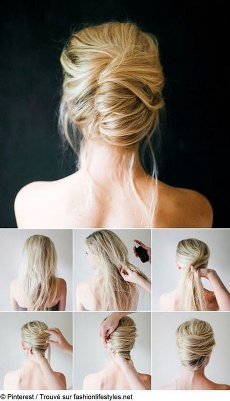 Tuto coiffure facile cheveux long